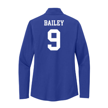 UNC Asheville - NCAA Men's Basketball : Ian Bailey - Women's Lightweight Quarter Zip Jacket-1