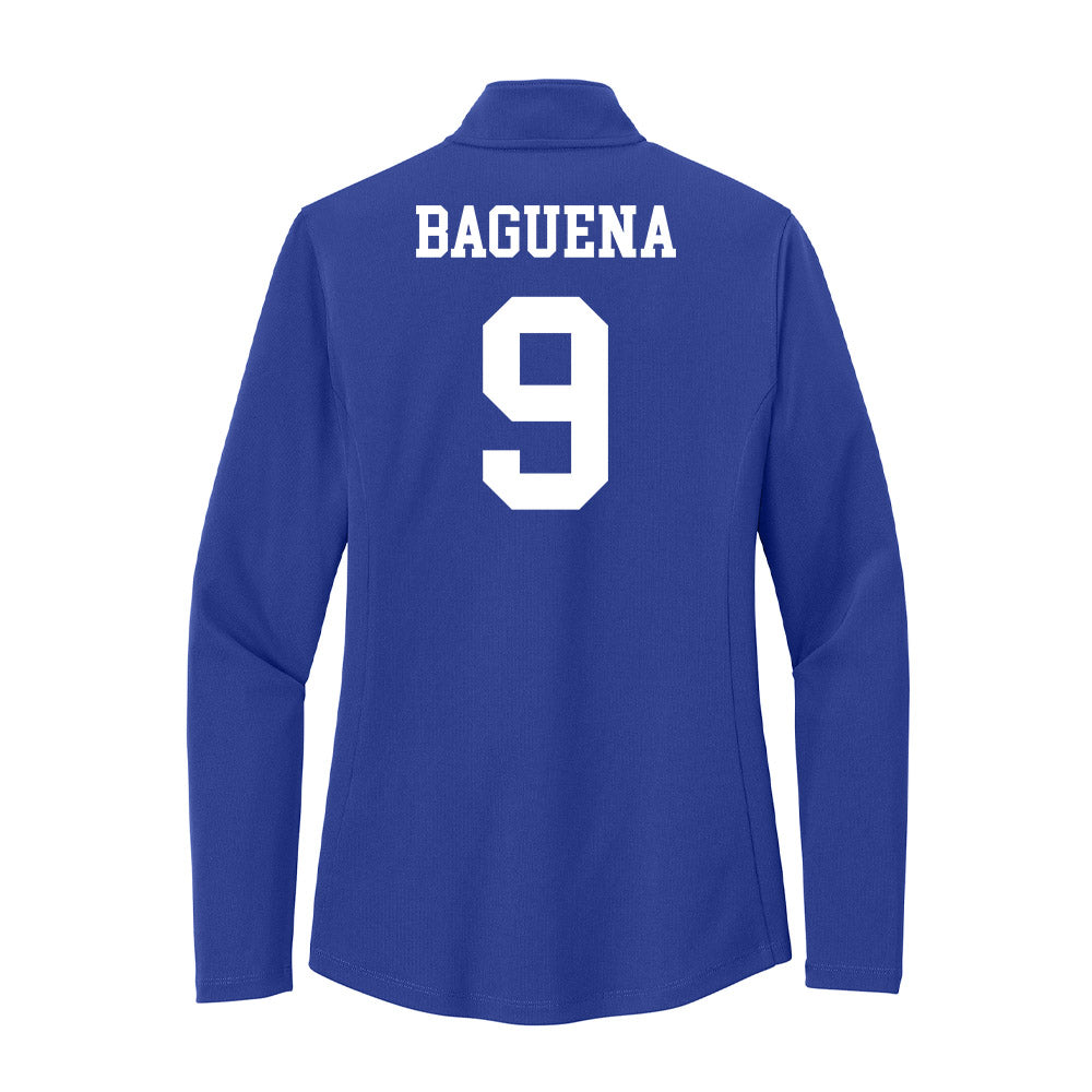 UNC Asheville - NCAA Men's Soccer : Sergio Baguena - Women's Lightweight Quarter Zip Jacket-1