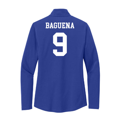 UNC Asheville - NCAA Men's Soccer : Sergio Baguena - Women's Lightweight Quarter Zip Jacket-1