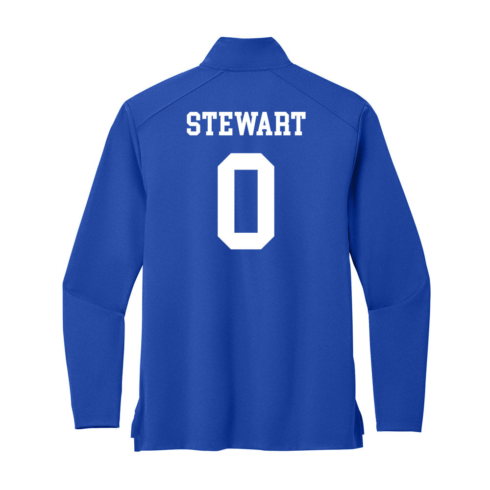 UNC Asheville - NCAA Women's Tennis : Keira Stewart - Premium Quarter Zip Jacket-1
