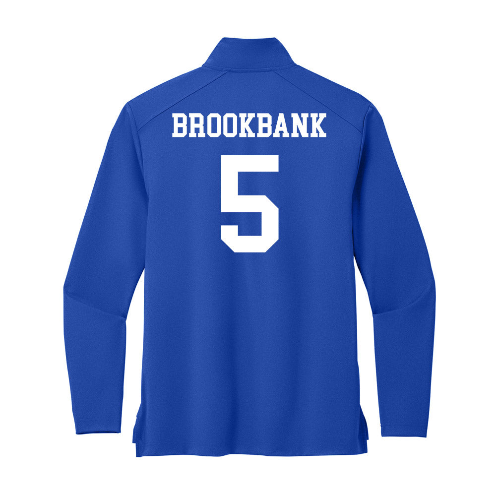 UNC Asheville - NCAA Women's Volleyball : Addie Brookbank - Premium Quarter Zip Jacket-1