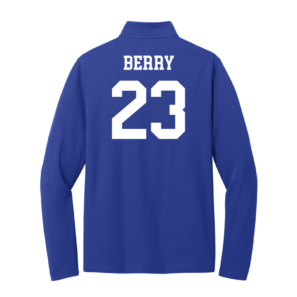 UNC Asheville - NCAA Women's Basketball : Tremiyah Berry - Lightweight Quarter Zip Jacket-1