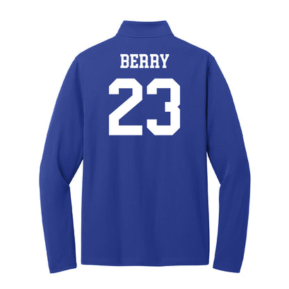 UNC Asheville - NCAA Women's Basketball : Tremiyah Berry - Lightweight Quarter Zip Jacket-1