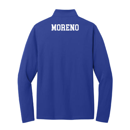 UNC Asheville - NCAA Men's Track & Field : Bennett Moreno - Lightweight Quarter Zip Jacket-1