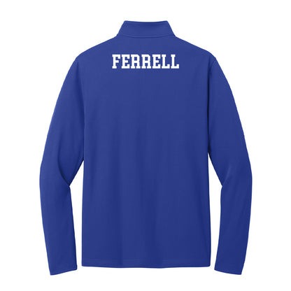 UNC Asheville - NCAA Men's Track & Field : Kellan Ferrell - Lightweight Quarter Zip Jacket-1