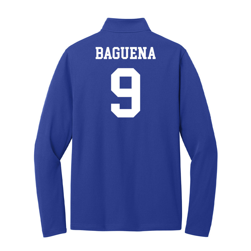 UNC Asheville - NCAA Men's Soccer : Sergio Baguena - Lightweight Quarter Zip Jacket-1