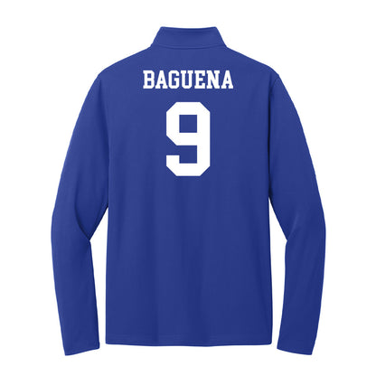 UNC Asheville - NCAA Men's Soccer : Sergio Baguena - Lightweight Quarter Zip Jacket-1