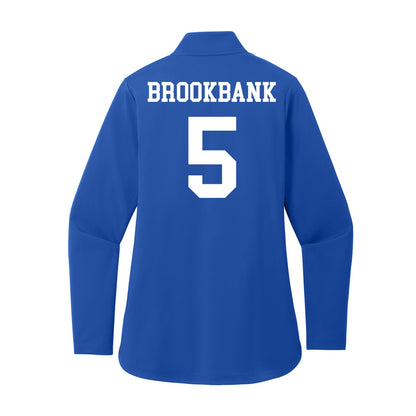 UNC Asheville - NCAA Women's Volleyball : Addie Brookbank - Women's Premium Quarter Zip Jacket-1
