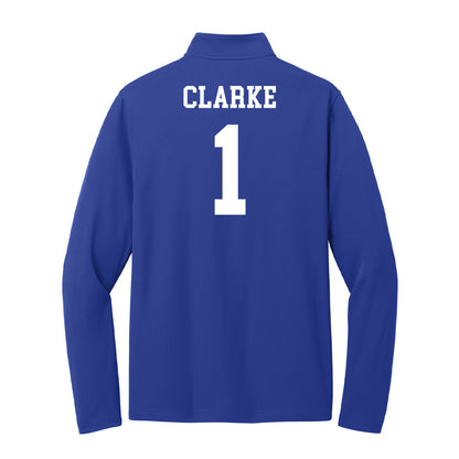 UNC Asheville - NCAA Men's Basketball : Julian Clarke - Lightweight Quarter Zip Jacket-1