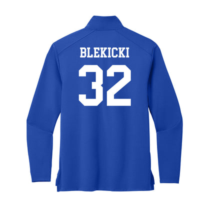 UNC Asheville - NCAA Women's Soccer : Georgia Blekicki - Premium Quarter Zip Jacket-1