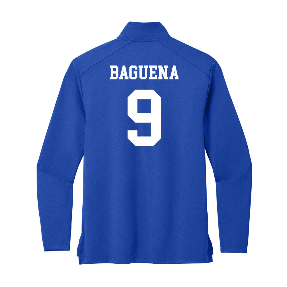 UNC Asheville - NCAA Men's Soccer : Sergio Baguena - Premium Quarter Zip Jacket-1