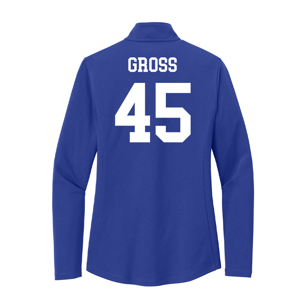 UNC Asheville - NCAA Baseball : Landon Gross - Women's Lightweight Quarter Zip Jacket-1