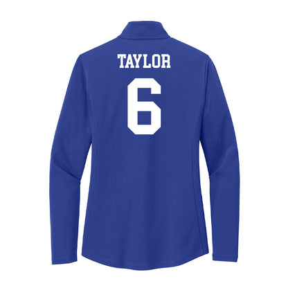 UNC Asheville - NCAA Men's Basketball : Kam Taylor - Women's Lightweight Quarter Zip Jacket-1