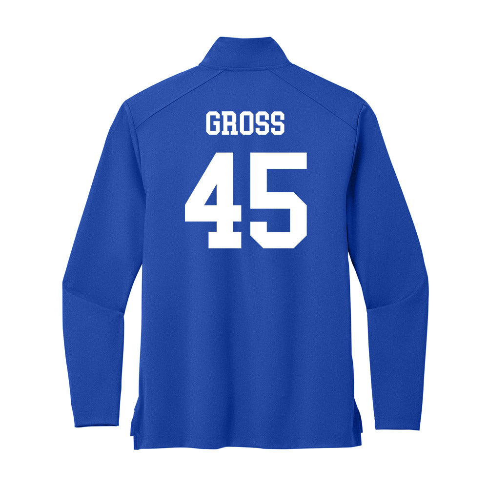 UNC Asheville - NCAA Baseball : Landon Gross - Premium Quarter Zip Jacket-1