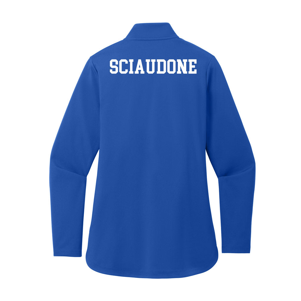 UNC Asheville - NCAA Women's Swimming & Diving : Rose Sciaudone - Women's Premium Quarter Zip Jacket-1