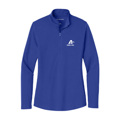 UNC Asheville - NCAA Women's Swimming & Diving : Haley Fein - Women's Lightweight Quarter Zip Jacket-0