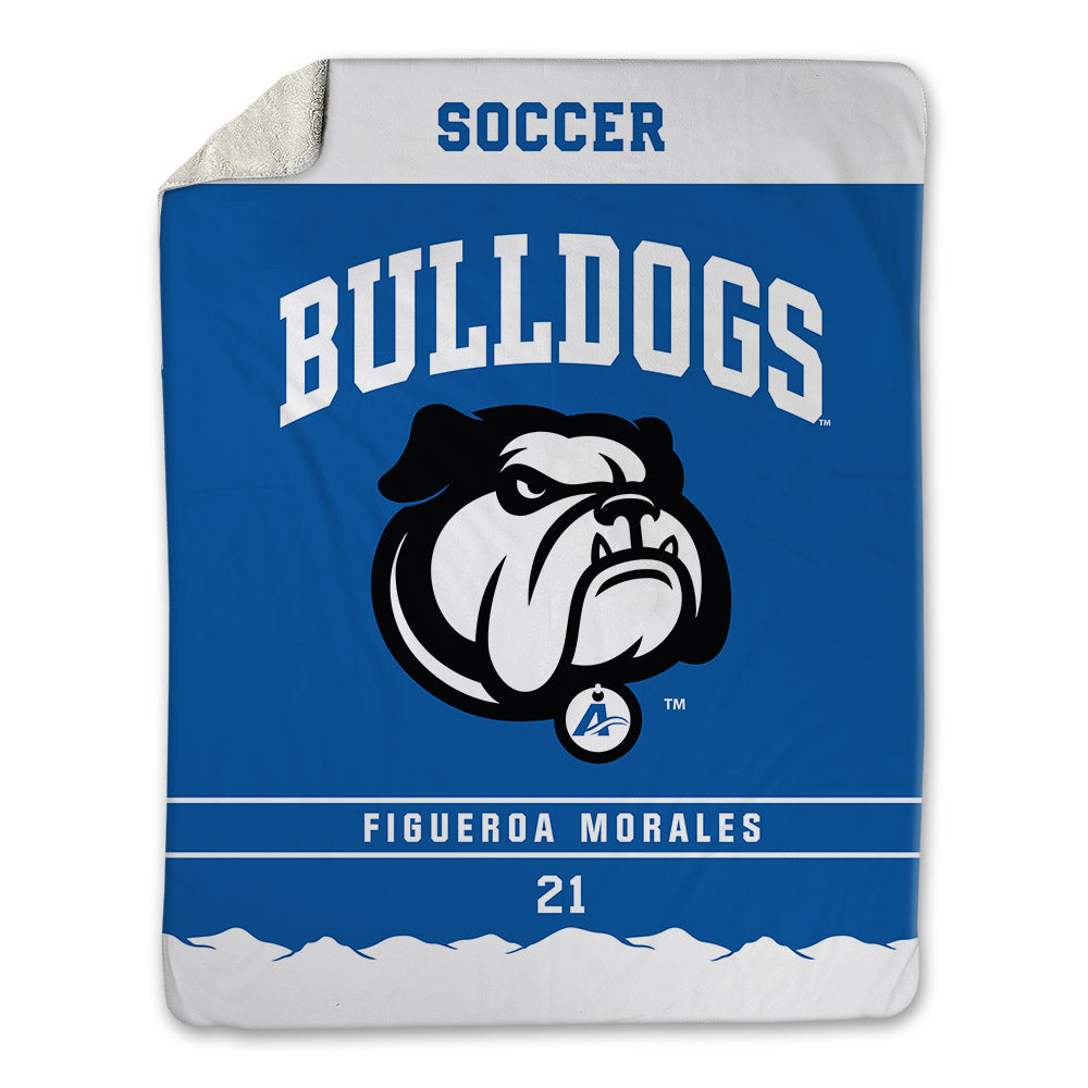 UNC Asheville - NCAA Men's Soccer : Emilio Figueroa Morales - Blanket-0