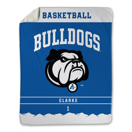 UNC Asheville - NCAA Men's Basketball : Julian Clarke - Blanket-0