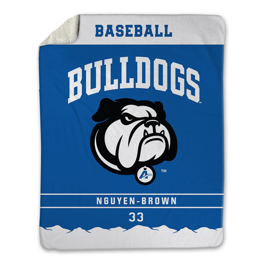 UNC Asheville - NCAA Baseball : Daylinh Nguyen-Brown - Blanket-0