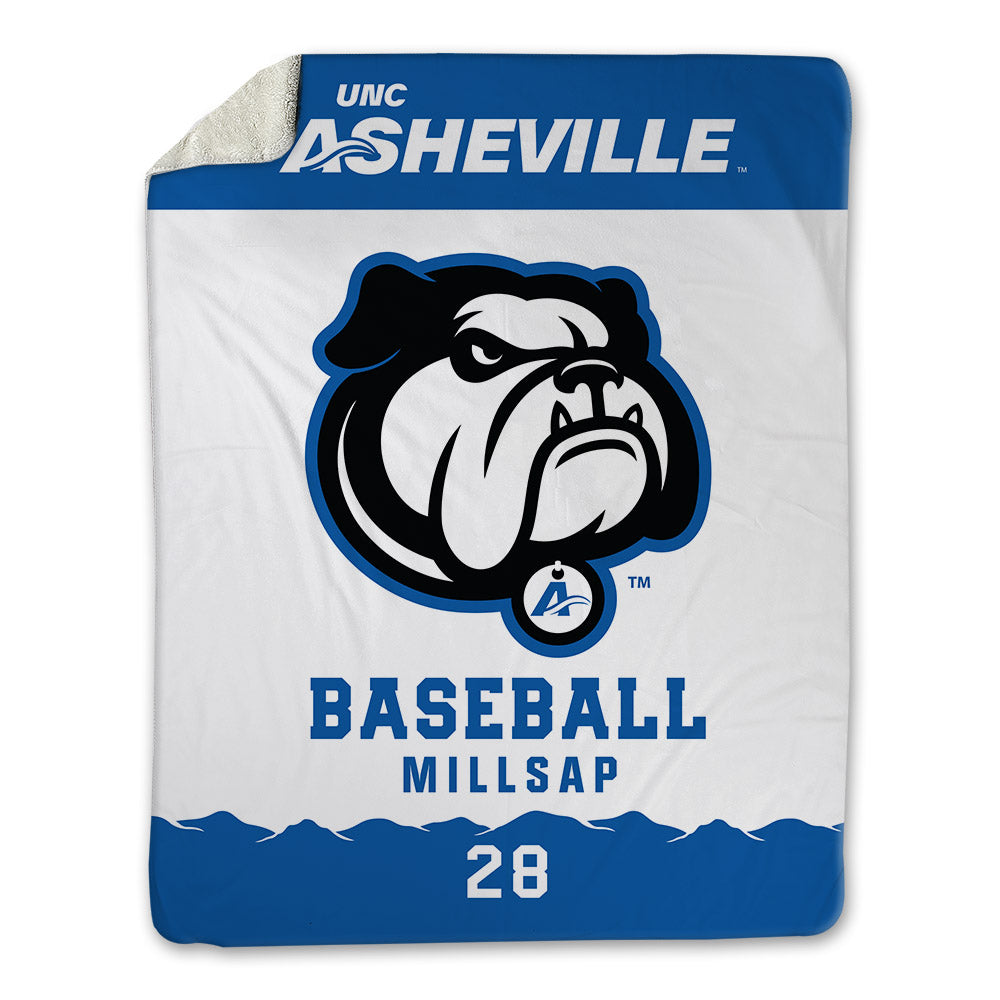 UNC Asheville - NCAA Baseball : Gunner Millsap - Blanket-0