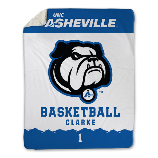 UNC Asheville - NCAA Men's Basketball : Julian Clarke - Blanket-0