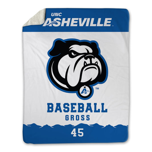UNC Asheville - NCAA Baseball : Landon Gross - Blanket-0