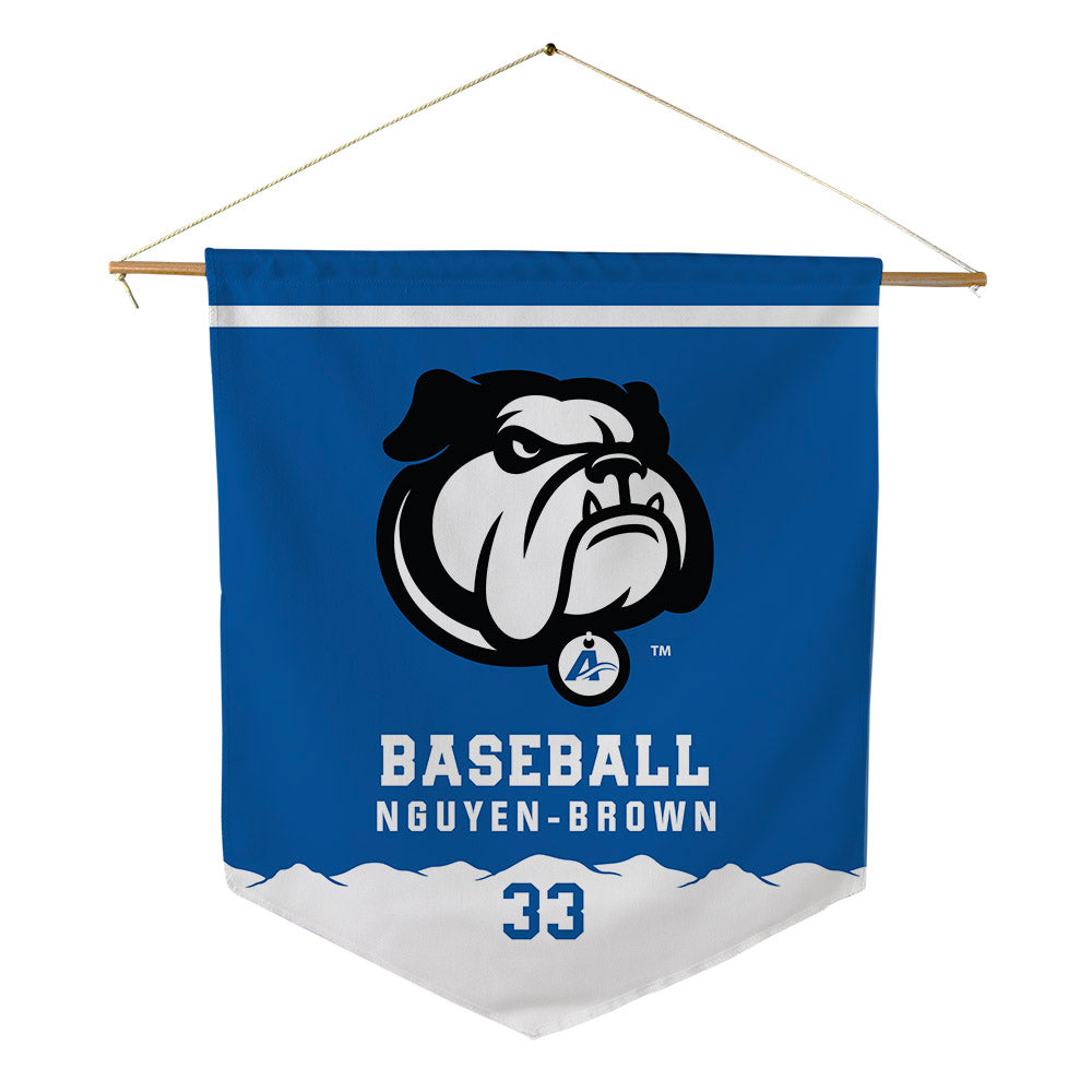 UNC Asheville - NCAA Baseball : Daylinh Nguyen-Brown - Pennant - 18" x 21"-0