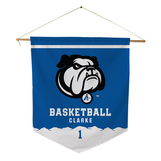 UNC Asheville - NCAA Men's Basketball : Julian Clarke - Pennant - 18" x 21"-0