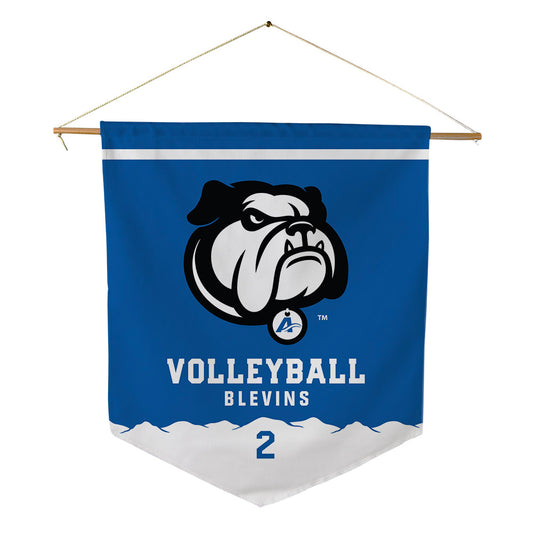UNC Asheville - NCAA Women's Volleyball : Jessy Blevins - Pennant - 18" x 21"-0