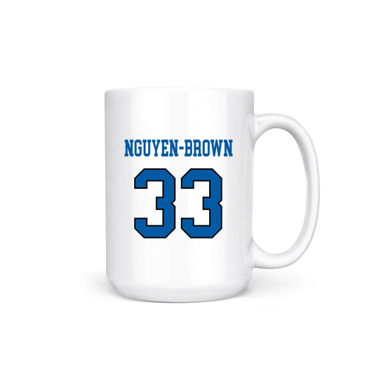 UNC Asheville - NCAA Baseball : Daylinh Nguyen-Brown - Coffee Mug-0