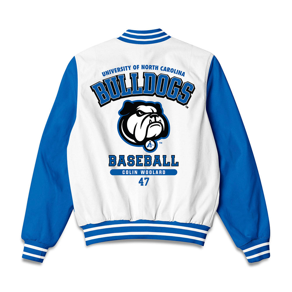 UNC Asheville - NCAA Baseball : Colin Woolard - Bomber Jacket-1