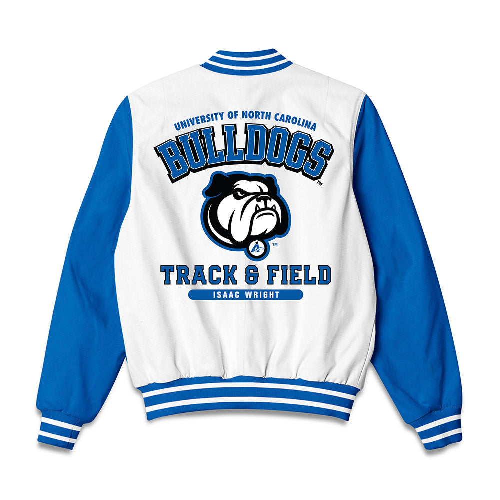 UNC Asheville - NCAA Men's Track & Field : Isaac Wright - Bomber Jacket-1
