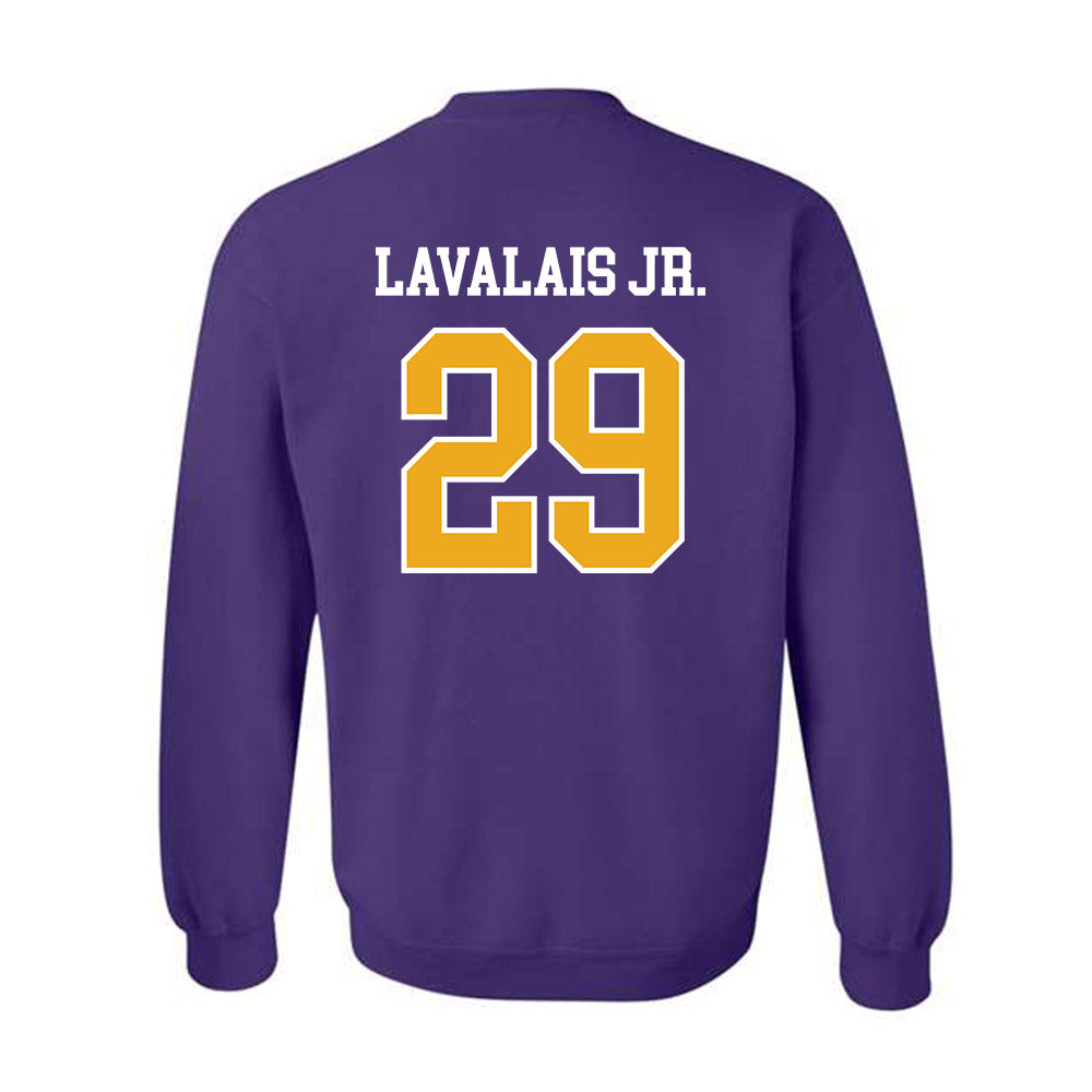Albany - NCAA Football : Romero Lavalais Jr. - Classic Shersey Crewneck Sweatshirt-1