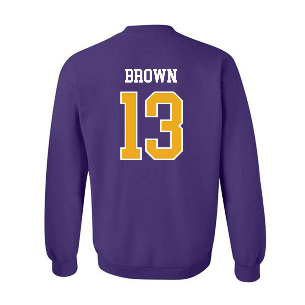 Albany - NCAA Men's Track & Field : Amar Brown - Classic Shersey Crewneck Sweatshirt-1