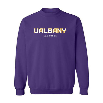 Albany - NCAA Men's Lacrosse : Bennett Booth - Classic Shersey Crewneck Sweatshirt-0