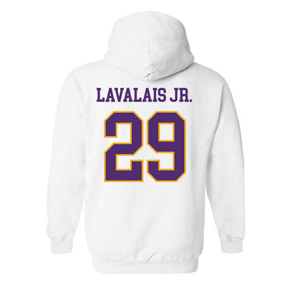 Albany - NCAA Football : Romero Lavalais Jr. - Classic Shersey Hooded Sweatshirt-1