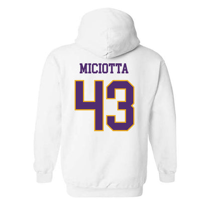 Albany - NCAA Football : Carlo Miciotta - Classic Shersey Hooded Sweatshirt-1