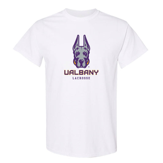 Albany - NCAA Men's Lacrosse : Bennett Booth - Classic Shersey T-Shirt-0