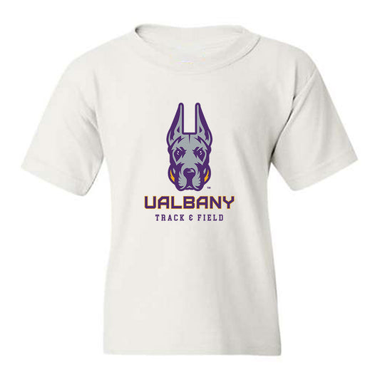 Albany - NCAA Men's Track & Field : Amar Brown - Classic Shersey Youth T-Shirt-0
