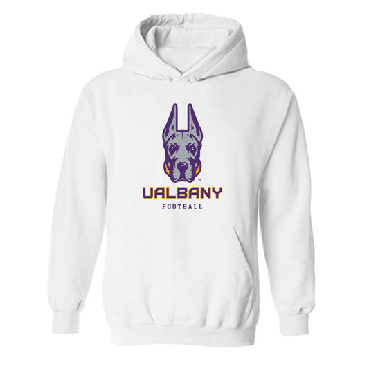 Albany - NCAA Football : Dana Johnson - Classic Shersey Hooded Sweatshirt-0