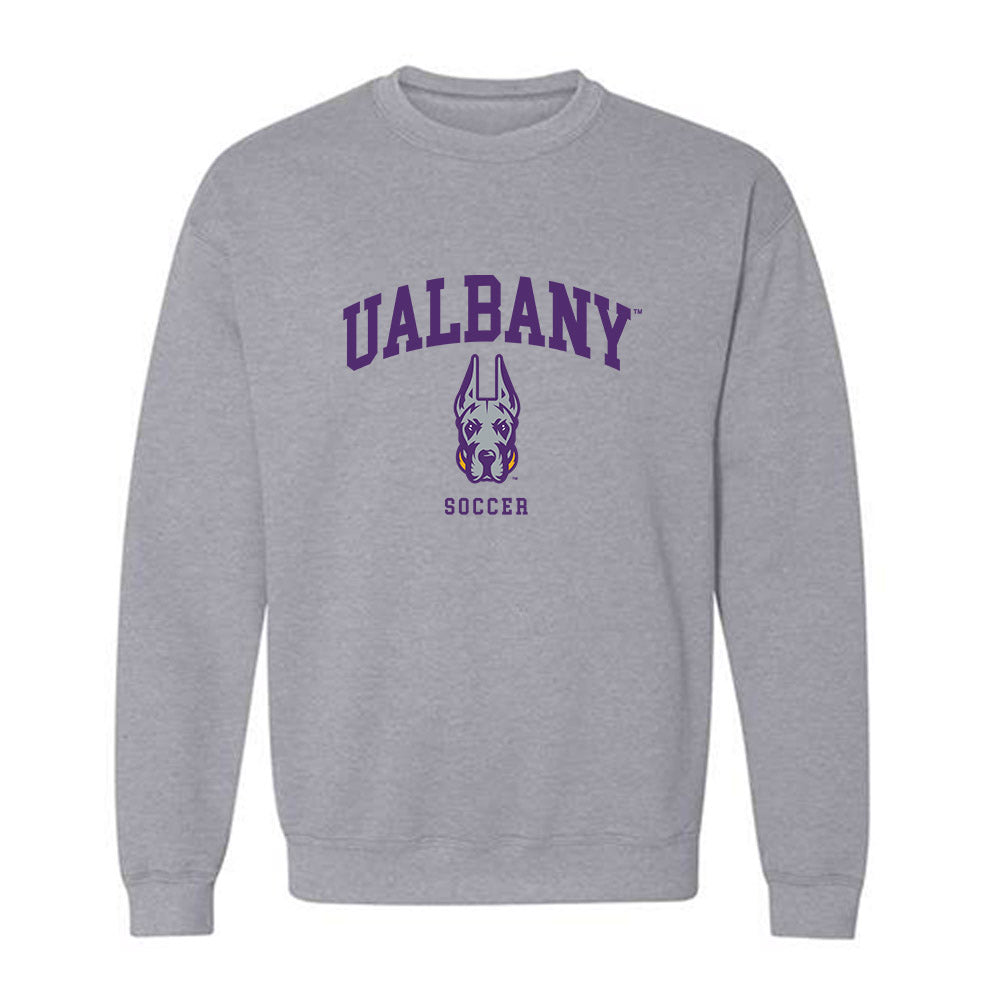 Albany - NCAA Men's Soccer : David Barkan - Classic Shersey Crewneck Sweatshirt-0