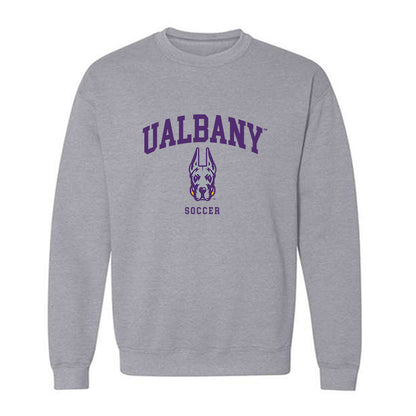 Albany - NCAA Men's Soccer : David Barkan - Classic Shersey Crewneck Sweatshirt-0