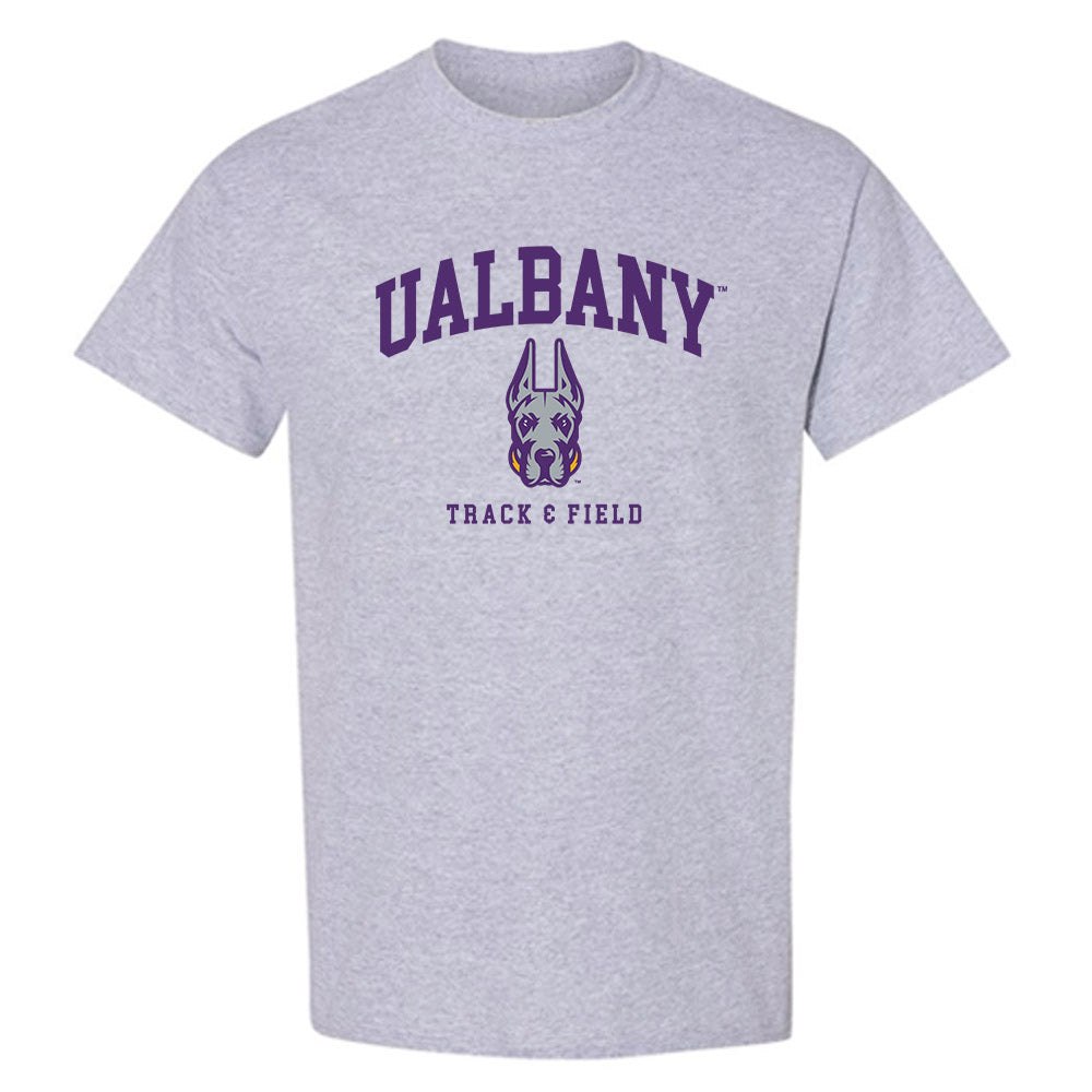 Albany - NCAA Men's Track & Field : Amar Brown - Classic Shersey T-Shirt-0