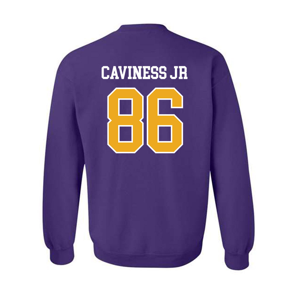 Albany - NCAA Football : Ashanti Caviness Jr - Classic Shersey Crewneck Sweatshirt-1