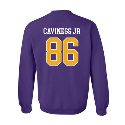 Albany - NCAA Football : Ashanti Caviness Jr - Classic Shersey Crewneck Sweatshirt-1