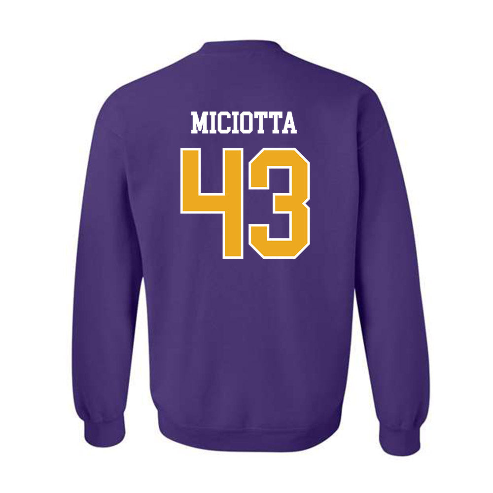 Albany - NCAA Football : Carlo Miciotta - Classic Shersey Crewneck Sweatshirt-1