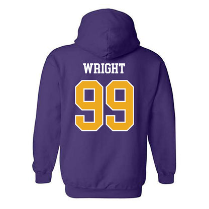 Albany - NCAA Football : Kion Wright - Classic Shersey Hooded Sweatshirt-1