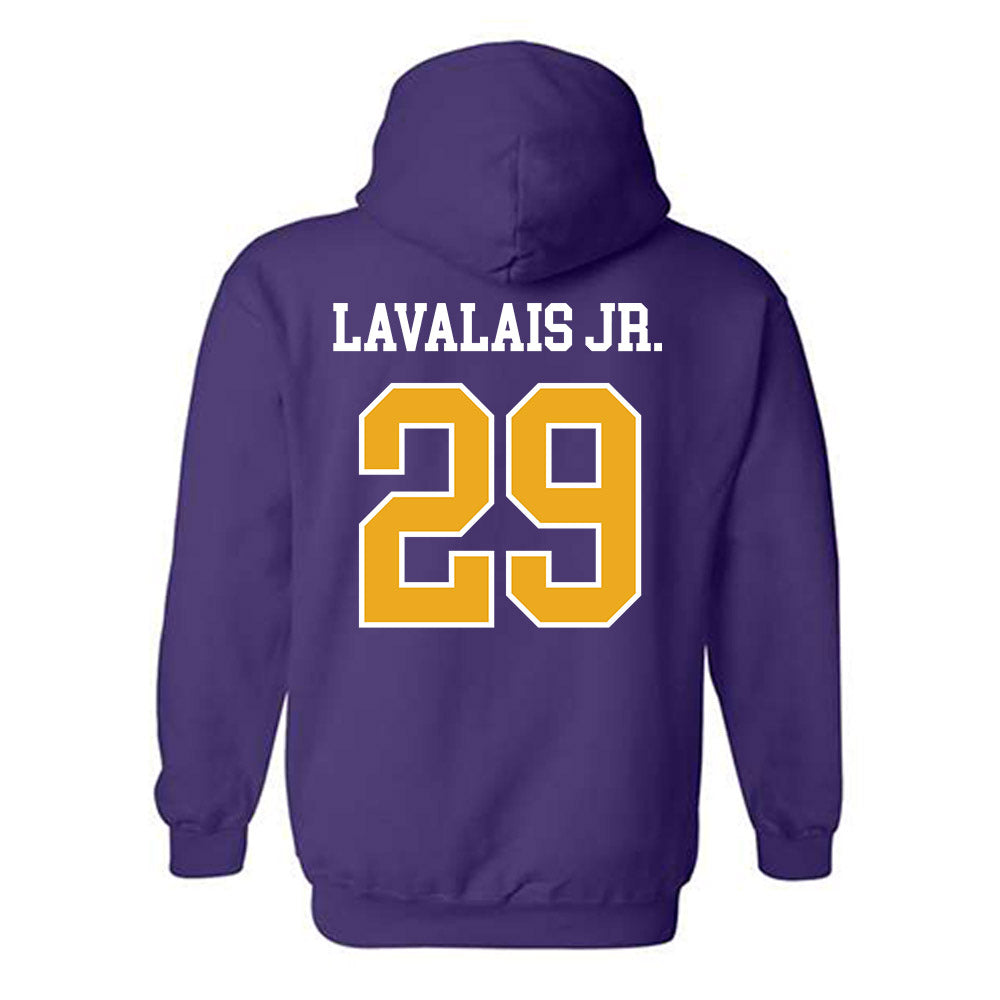 Albany - NCAA Football : Romero Lavalais Jr. - Classic Shersey Hooded Sweatshirt-1
