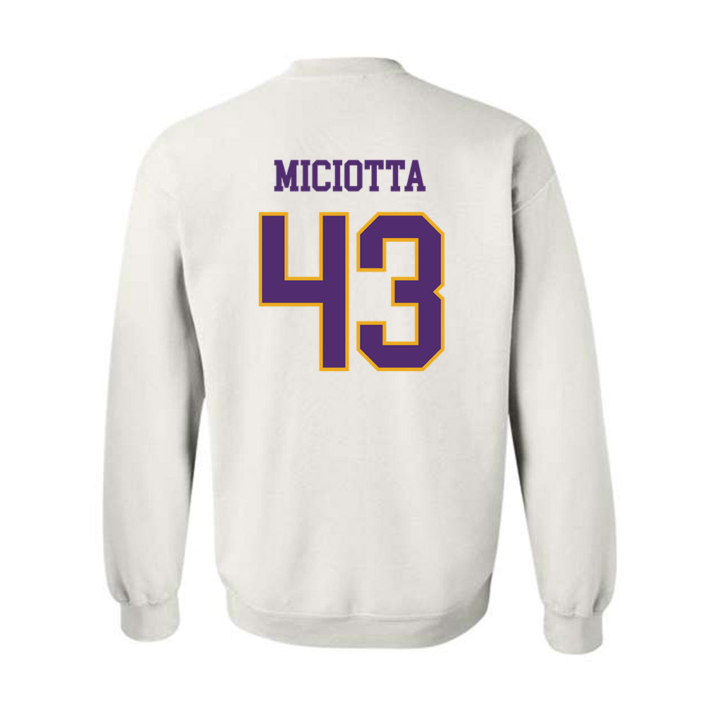 Albany - NCAA Football : Carlo Miciotta - Classic Shersey Crewneck Sweatshirt-1