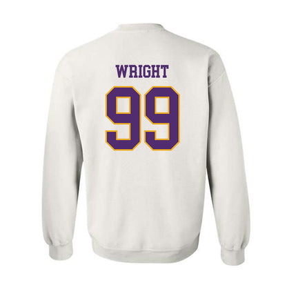 Albany - NCAA Football : Kion Wright - Classic Shersey Crewneck Sweatshirt-1